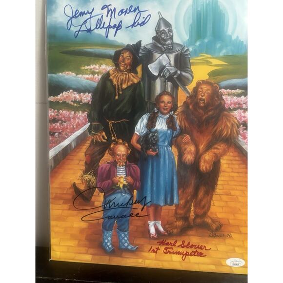 Wizard Of Oz - Cast Members Autographed Art - Picture 8 of 10
